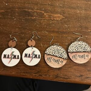 2 pairs of Mama Earrings